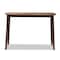 Baxton Studio Wendy Mid-Century Walnut Finished Wood Console Table 158-9737 - alternate 2